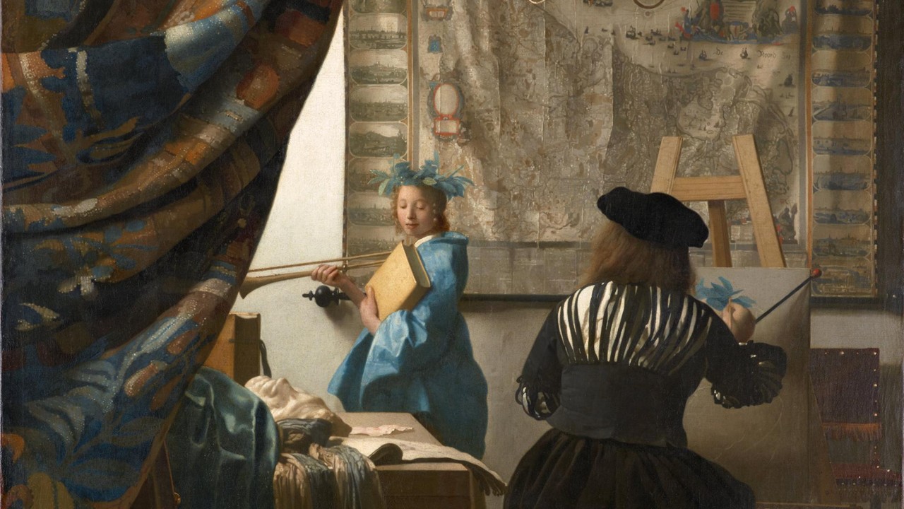 フェルメール《絵画芸術の寓意》